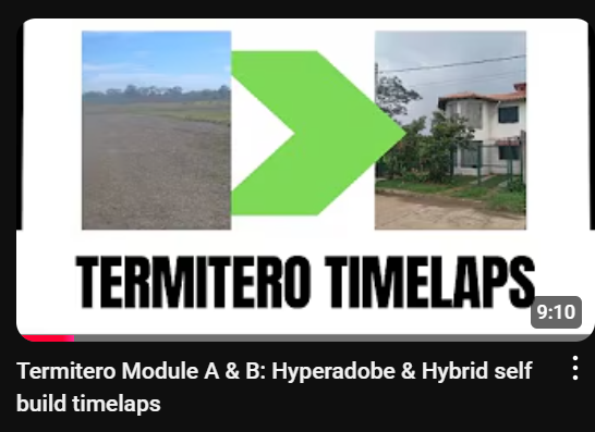 termitero hyperadobe timelaps